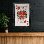 King of Hearts - Personalised Framed Playing Card Wall Art - Image 8