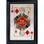 Jack of Diamonds - Personalised Framed Playing Card Wall Art