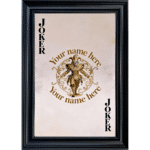 Joker Playing Card - Personalised Framed Playing Card Wall Art