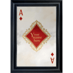 Ace of Diamonds - Personalised Framed Playing Card Wall Art
