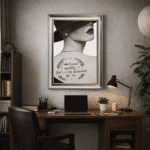 Confident Daughter Tattooed Woman - Framed Wall Art - Image 9