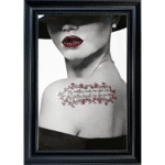Confident Daughter Tattooed Woman - Framed Wall Art