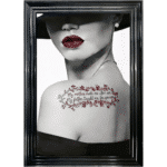 Confident Daughter Tattooed Woman - Framed Wall Art