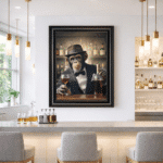 Monkey Bartender - Framed Animal Wall Art - Image 7
