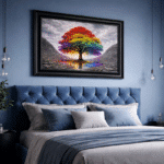 Sycamore Gap Tree of Colours -Framed Wall Art for Living Room - Image 6