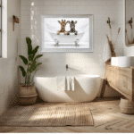 Friends in the Bath - Framed Picture - Image 2