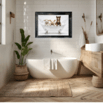 Farmyard Friends in the Bath - Framed Picture - Image 5