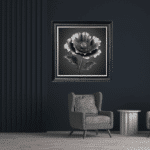 Metal Poppy - Framed Wall Art