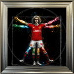 Manchester United Vitruvian Man - Framed Football Wall Art