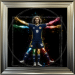 Scotland Vitruvian Man - Framed Football Wall Art - Image 6