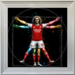Arsenal Vitruvian Man - Framed Football Wall Art