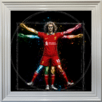 Liverpool Vitruvian Man - Framed Football Wall Art