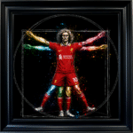 Liverpool Vitruvian Man - Framed Football Wall Art