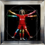 Liverpool Vitruvian Man - Framed Football Wall Art