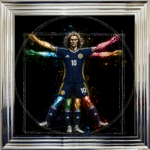 Scotland Vitruvian Man - Framed Football Wall Art - Image 3