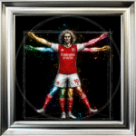 Arsenal Vitruvian Man - Framed Football Wall Art