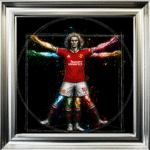 Manchester United Vitruvian Man - Framed Football Wall Art