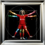 Liverpool Vitruvian Man - Framed Football Wall Art