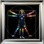 Scotland Vitruvian Man - Framed Football Wall Art - Image 2