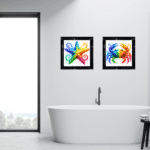 Framed Bathroom Wall Art