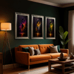 abstract lady wall art
