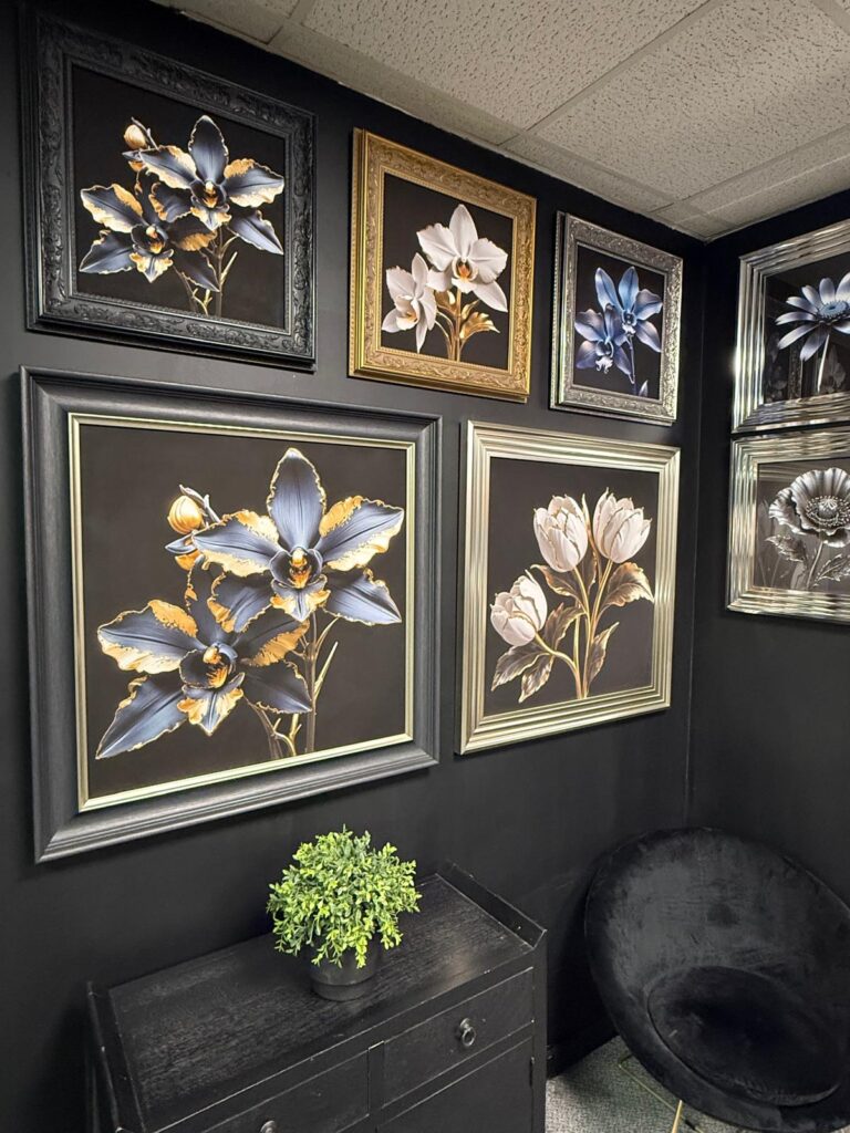 Floral flowers wall art