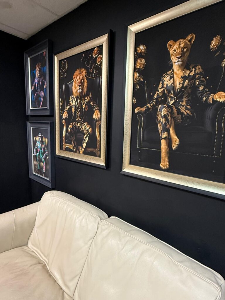 Lion wall art