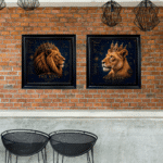 The Queen Project – Luxury Framed Lion Wall Art - Image 3