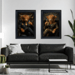 Highland Cows Wall Art