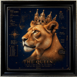 The Queen Project – Luxury Framed Lion Wall Art