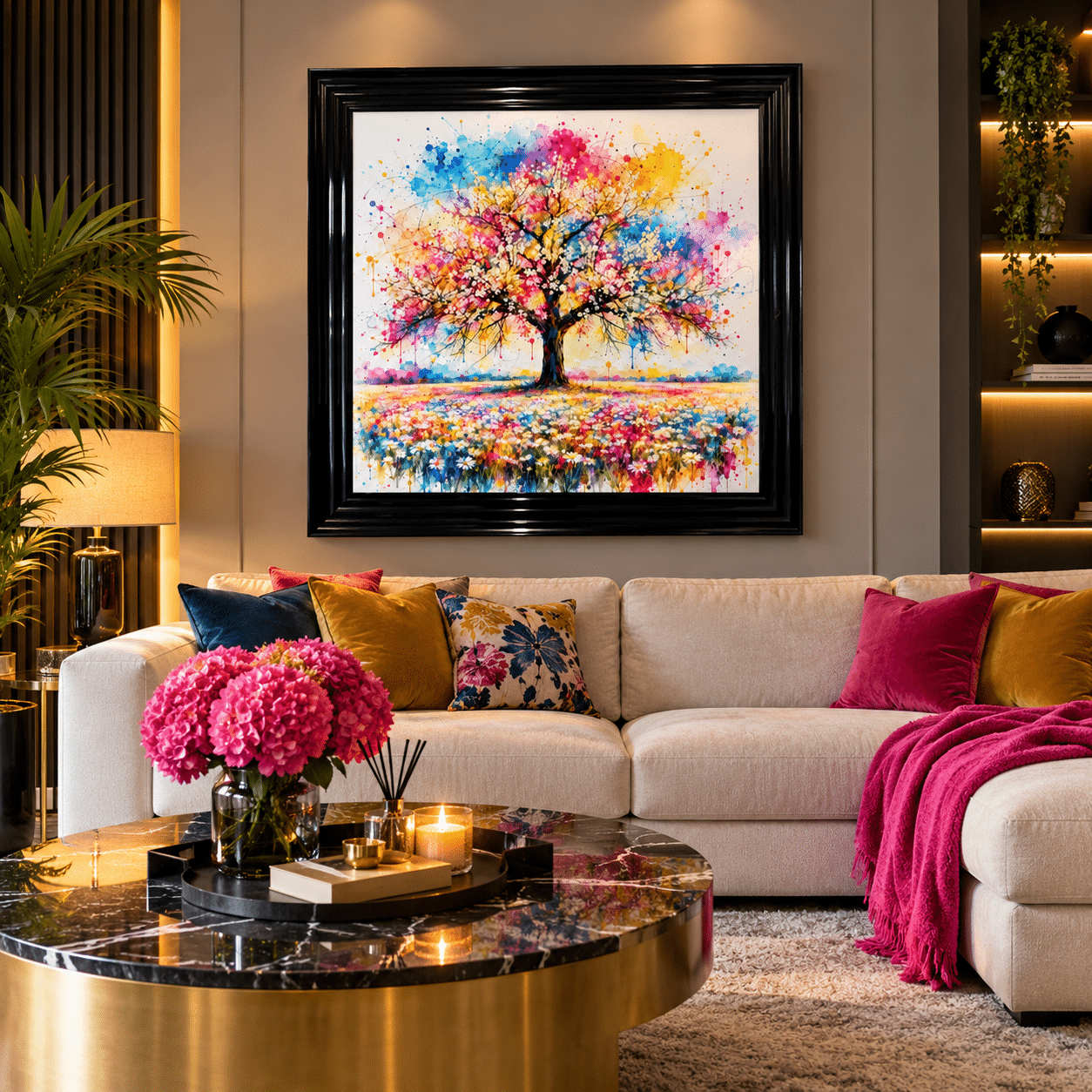 Floral Framed Wall Art