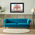 Colour Pop Cherry Tree - Framed Wall Art for all Living Rooms - Image 4
