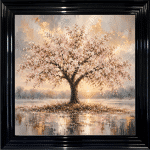 The Tree Beneath Your Light - Cherry Tree Framed Wall Art
