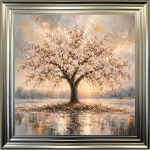 The Tree Beneath Your Light - Cherry Tree Framed Wall Art