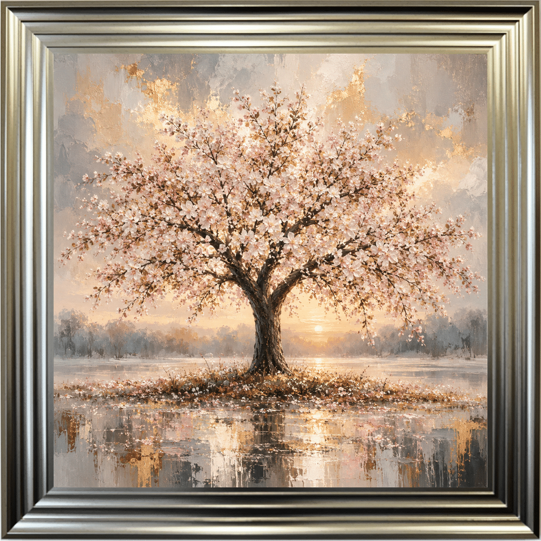 Untitled - 14 October 2026 at 20.14.19 (66) The Tree Beneath Your Light - Cherry Tree Framed Wall Art