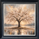 The Tree Beneath Your Light - Cherry Tree Framed Wall Art