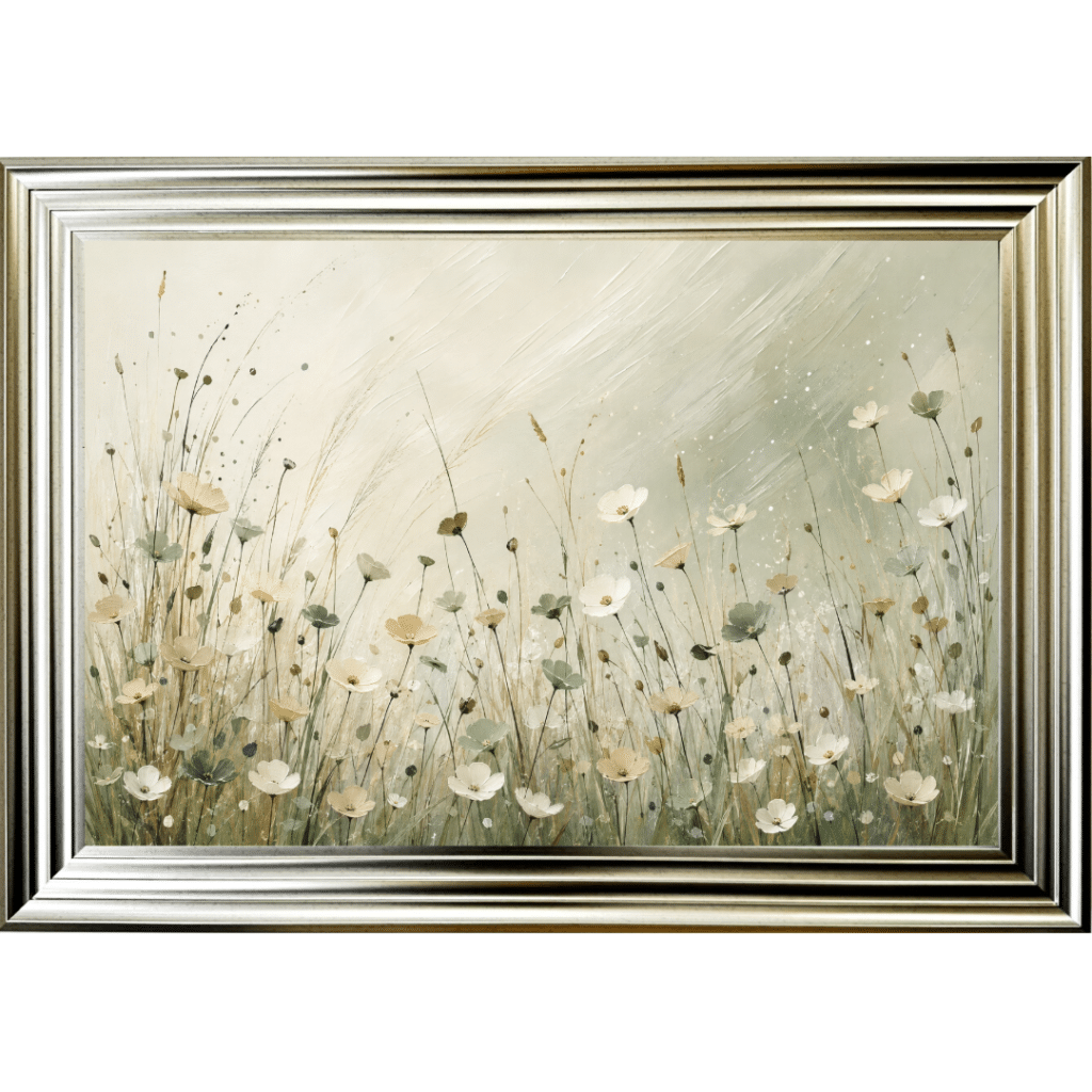 Whispers of Sage – Wildflower Meadow Framed Wall Art