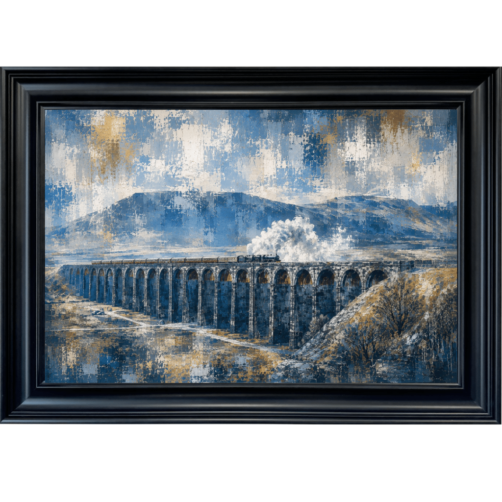 The Ribblehead Viaduct - Abstract Framed Wall Art