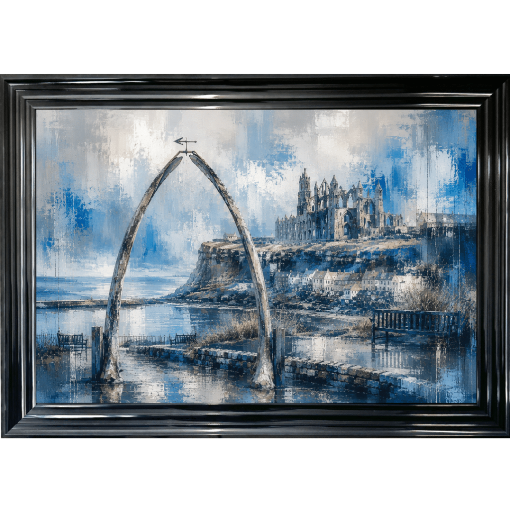 Whitby Through The Whale Bones - Abstract Wall Art