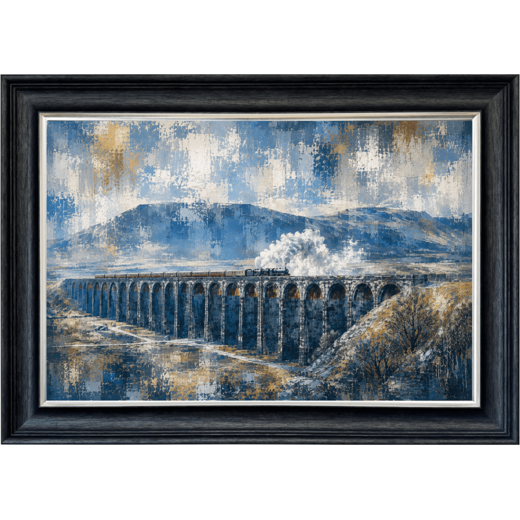 The Ribblehead Viaduct - Abstract Framed Wall Art