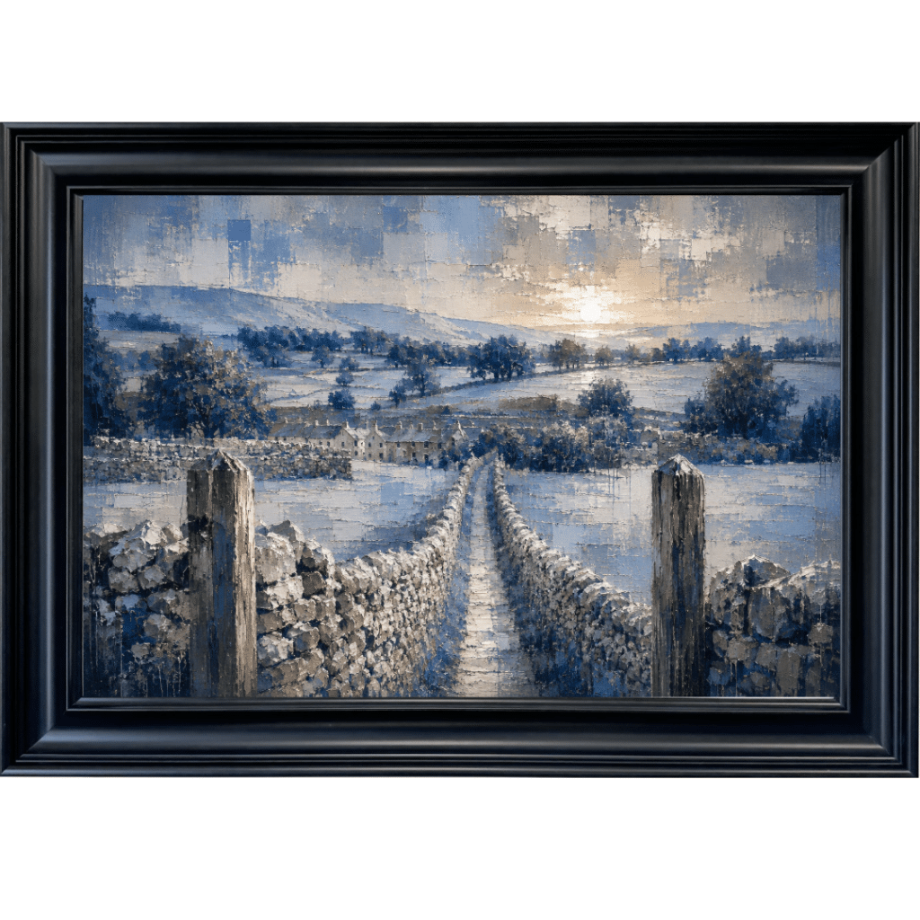 Gateway to the Yorkshire Dales - Abstract Framed Wall Art
