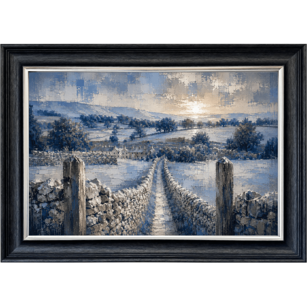 Gateway to the Yorkshire Dales - Abstract Framed Wall Art