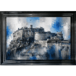 Edinburgh Castle - Abstract Framed Wall Art