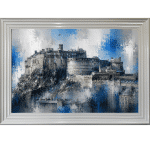 Edinburgh Castle - Abstract Framed Wall Art