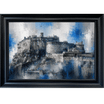 Edinburgh Castle - Abstract Framed Wall Art