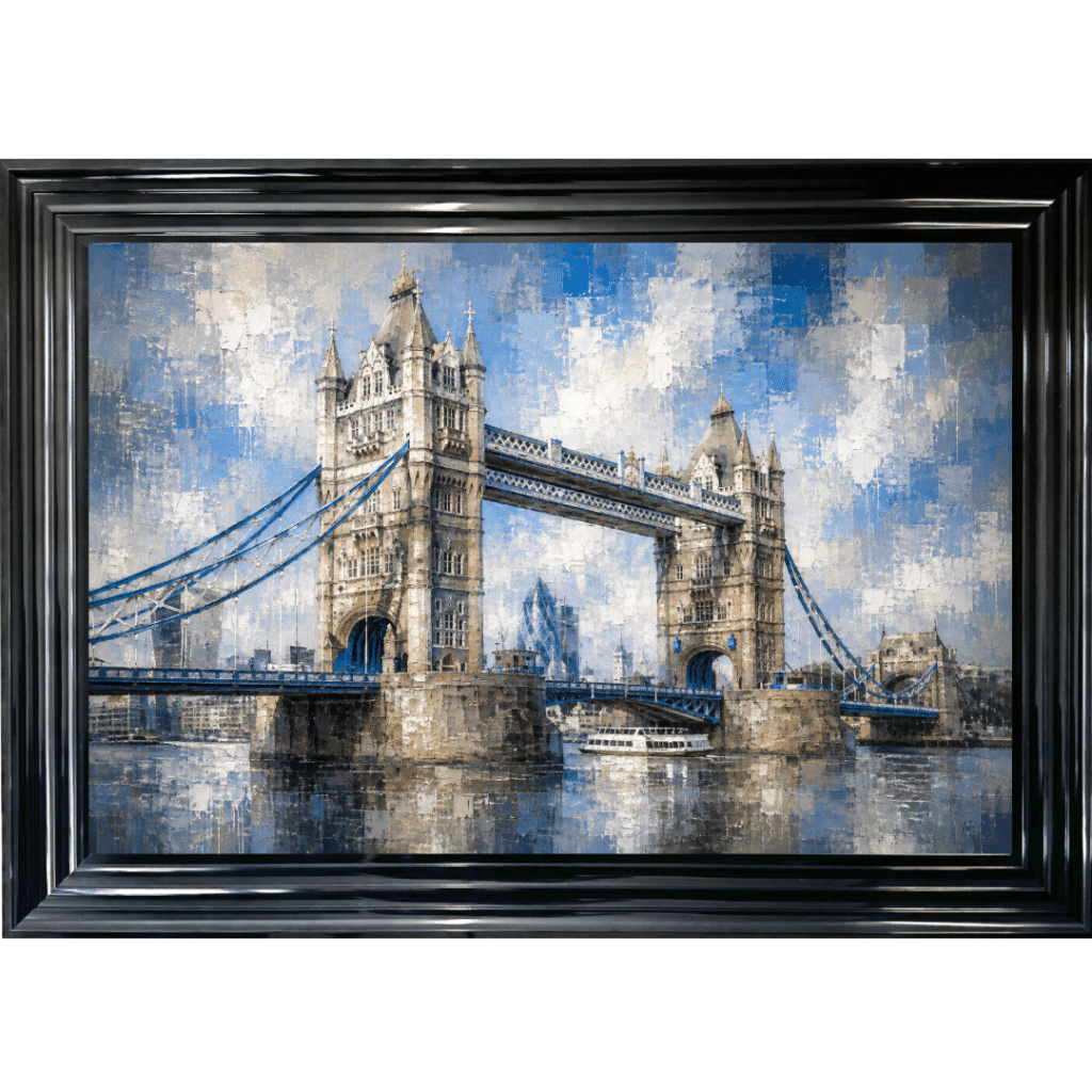 London Bridge - Abstract Framed Wall Art