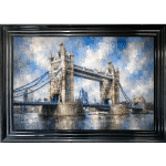 London Bridge - Abstract Framed Wall Art