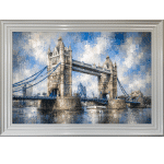 London Bridge - Abstract Framed Wall Art