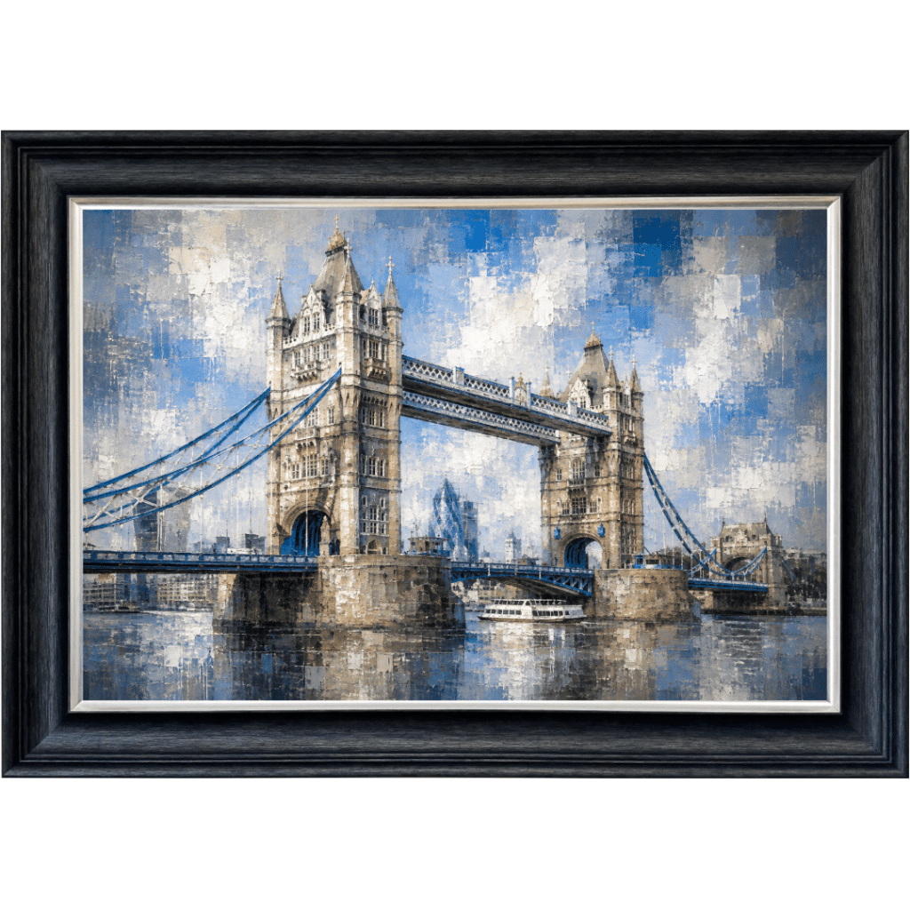 London Bridge - Abstract Framed Wall Art