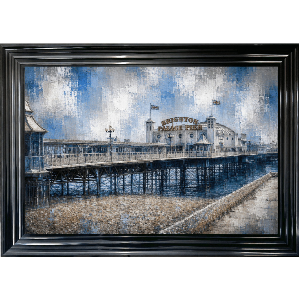 Brighton Pier - Abstract Framed Wall Art